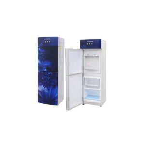 polystar hot $cold double door water dispenser with fridge & freezer
