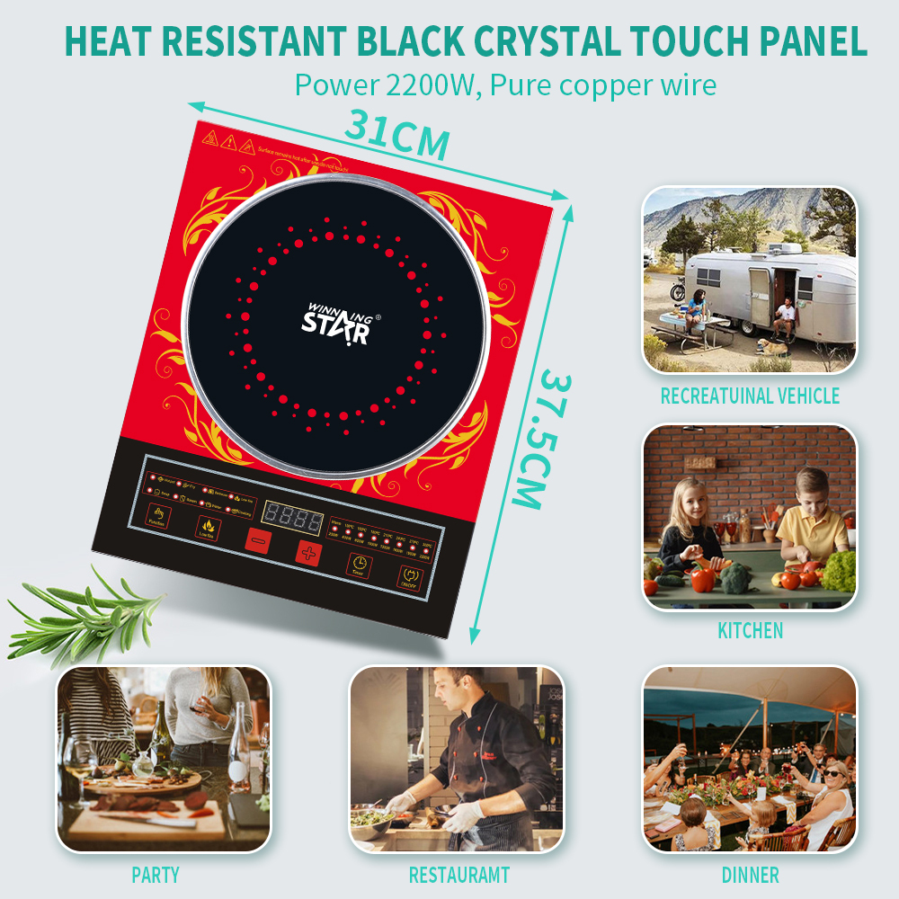 winning star st 9674 electric cooking stove 2200w 10 modes portable induction cooktop burner with multi function winning star st 9674 electric cooking stove 2200w 10 modes portable induction cooktop burner with multi function